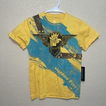 Warrior Port T Shirt Boys Yellow Sz 6 New - £47.16 GBP