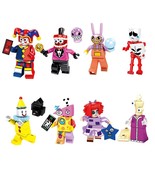 8Pcs The Amazing Digital Circus Minifigures Pomni Jax Zooble Mini Blocks... - £15.13 GBP