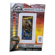 JURASSIC WORLD Fallen Kingdom Plastic Door Cover Poster Birthday Party 2... - $142.77 MXN