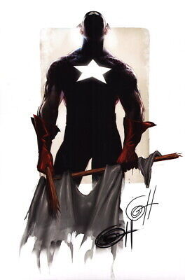 Greg Horn SIGNED Marvel Comics Avengers Art Print ~ Captain America - $29.69