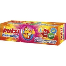 PUTZI Children&#39;s toothpaste with glitter (age: 0-3) 50ml  FREE SHIPPING - £7.74 GBP