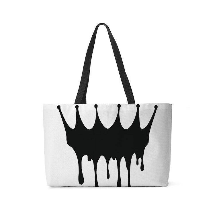 DRIPPY CROWN Weekender Tote - $80.00