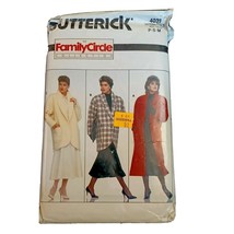 Butterick Pattern 4039 Family Circle Collection Women&#39;s Coat Uncut Size ... - $4.42