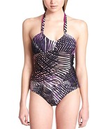 Calvin Klein Sunset Palm Printed Twist Convertible One Piece Multi -Size 6 - €23,58 EUR