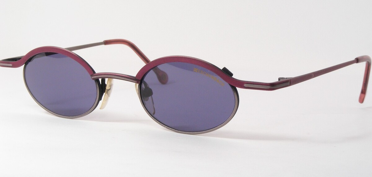 Vintage Eschenbach 4388 521 Dunkel Fuchsia Einzigartig Selten Sonnenbril... - $85.91