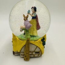 Disney Snow White Dopey Snow Globe Someday My Prince Will Come Musical Deer - $45.82