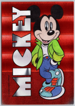 Vintage Postcard Disney Mickey Mouse Dufex Foil Metallic - £9.98 GBP