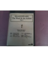 Shakespeare: The Word &amp; Action. Peter Saccio  The Teaching Company Great... - €17,32 EUR