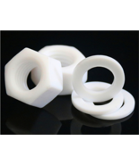 M3 M4 M5 M6 M8 M10 M12 M14 M16 M20 PTFE Hex Nut/Flat Washer Corrosion-Re... - $2.81+