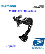 Shimano Alivio RD-M3100 Shadow 9 Speed Rear Derailleur Long Cage MTB - $515.22 MXN