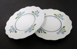 Blossom Pattern Dansk Fransk Collection Made in Japan Scalloped Two Saucers - £10.02 GBP