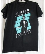 Justin Timberlake 20/20 Experience World Tour Black T-shirt Men&#39;s Size M... - $167.07 MXN