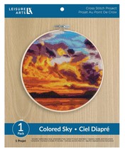 Leisure Arts Colored Sky 8 Inch Cross Stitch Kit 56806 - $18.74