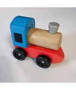 MELISSA &amp; DOUG Wooden Farm Train Toy Red And Blue #4545 - $177.27 MXN