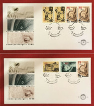 ZAYIX - 1988 Netherlands B638-B640a FDC set + booklet pane - Zoo / Wild Animals - £5.60 GBP