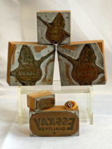 Vtg ESSKAY Advertising Lot Stamp Blocks &amp; Sterling Gold Filled 5 Yr Serv... - $59.35