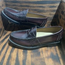 Nunn Bush Lincoln Mens 11M Burgundy Leather Classic Penny Loafer 8553805 - $607.66 MXN
