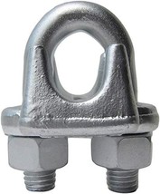 3/8&quot; Heavy Duty Galvanized Wire Rope Clips (Box of 10) - £7.15 GBP