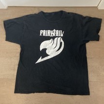 Vtg Anime Fairy Tail Guild Unisex Tee Shirt Size Large- No Tag - Some Cracking - £11.99 GBP