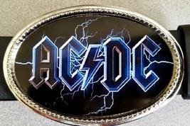 AC/DC &quot;Black Ice&quot; Rock Group Epoxy Photo Music Belt Buckle - New! - £14.24 GBP