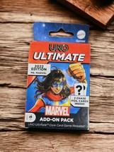 UNO Ultimate Marvel Add-On Pack with Collectible Ms. Marvel Deck NEW 2022 - £10.05 GBP