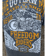 Helix Apparel Men&#39;s 2XL Outlaw Chop Shop Gray Distressed New Tags - £11.16 GBP