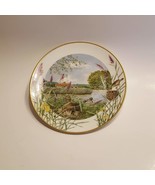 Franklin Porcelain Plate July beside the river @1979 by Peter Banett - $16.44 CAD