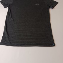 Columbia Women's Black & Gray Stripes Cotton BlendS Striped Pullover T-Shirt M image 6