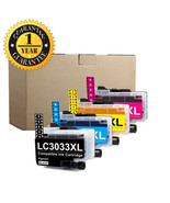 Brother LC3033C SUPER HIGH YIELD CYAN INK CARTRIDGE - $1,204.64 MXN
