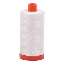 Aurifil Mako Cotton Thread Solid 50wt 1422yds Chalk - £15.76 GBP