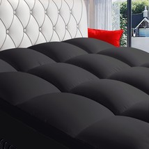 Extra Thick Mattress Pad Cover, Cooling Pillowtop With 8-21 Inch Deep, Queen). - £79.09 GBP