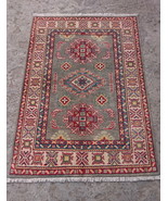 Traditional Afghan Chobi 3x5 Light Gray Rug - $5,851.86 MXN