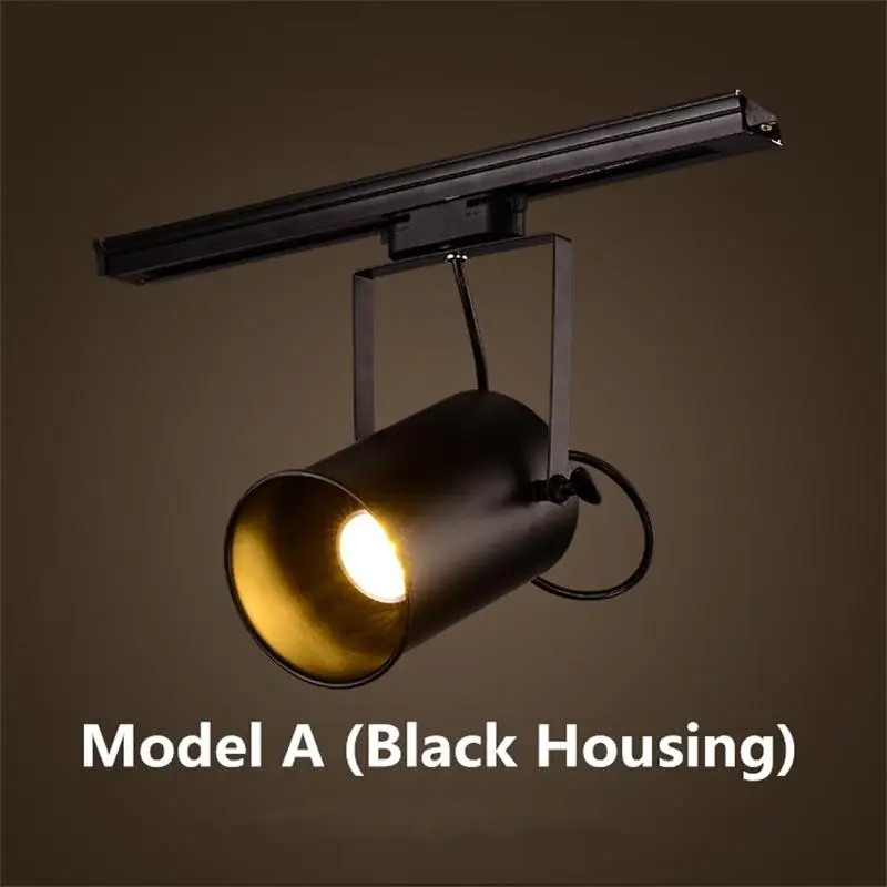 Loft Vintage LED Track Lights Wrought  Ceiling Lamps Clothing Bar COB Spotlight  - £272.23 GBP