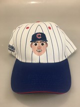 Chicago Cubs Rizzo 44 Emoji Pinstripe Cotton Baseball Cap Melonwear SGA 8/31/17 - £15.74 GBP