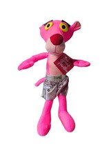 Vintage 1993 ACE Novelty - Pink Panther In Boxing Shorts 13&quot; Inch Stuffe... - £14.14 GBP
