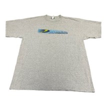 ProSpirit Skater Grunge Gray graphic t-shirt mens Large Y2K  Spellout Logo VTG - £16.86 GBP