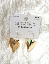 Sugar Fix Threader Gold Heart Earrings &quot;Gold&quot; (Nickel Free) New!!! - £7.34 GBP