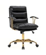 LeisureMod Regina Modern Padded Leather Adjustable Executive Office Chai... - $320.43+