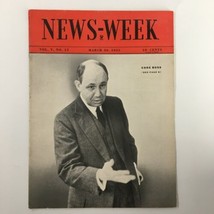 VTG News-Week Magazine March 30 1935 Vol. V No. 13 Code Boss No Label - £30.35 GBP