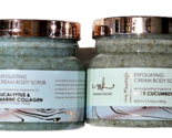 2 MK Manna Kadar Sea Minerals Exfoliating Cream Body Scrub Eucalyptus &amp; ... - £20.43 GBP