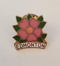 Edmonton Alberta Canada Flowers Collectible Souvenir Lapel Hat Pin Tie Tack - $16.63
