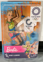 Barbie Tokyo 2020 Olympic Officially Licensed Sport Climbing Doll Gold Medal - £31.60 GBP