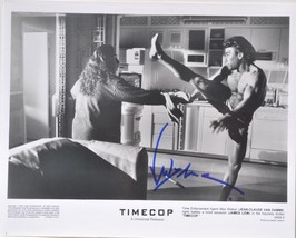 JEAN- CLAUDE VAN DAMME Signed Photo -Timecop  w/coa - $159.00