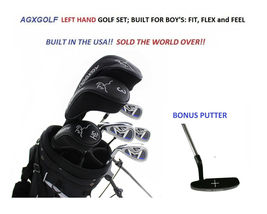 Agxgolf Boys Left Hand Tween Magnum Complete Golf Club Set W Driver+Bag+Putter - £236.98 GBP