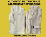 USGI Military Grade Heavy Duty Cattlehide Gloves WHITE AIR AUSSAULT ALL ... - £12.91 GBP