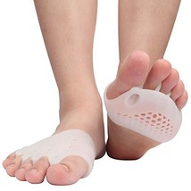 Metatarsal Pads for Men and Women - Gel Toe Separators with Forefoot Cushion - P - £10.78 GBP