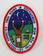 Vintage 1993 Colonneh 137 Fall Pow Wow 55th Button WWW OA Boy Scout Camp... - $11.69