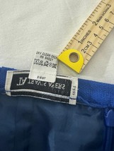 TA Travis Ayers Women's Blue Rear Zip & Slit Pull-On Skirt Size 8 Waist 28" image 2
