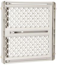 North States Pet Gate Iii Pressure Mounted White, Gray, 2 x 42 x 26" - $23.74