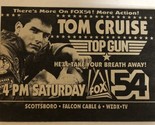 Too Gun Vintage Movie Print Ad Tom Cruise Val Kilmer Anthony Edwards TPA23 - £4.66 GBP
